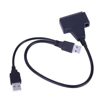 Dvojno USB2.0 do SATA Kabel Adapter Računalnik 2.5