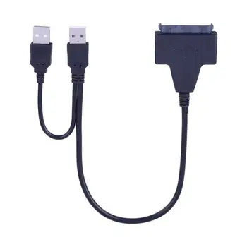 Dvojno USB2.0 do SATA Kabel Adapter Računalnik 2.5