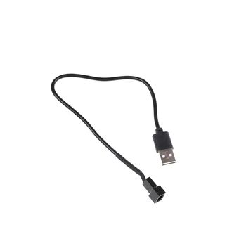 32 cm Kabel USB 2.0 A Moški-3-Pinski/4-Pinski Priključek Kabel Za 5V Računalnik PC Fan