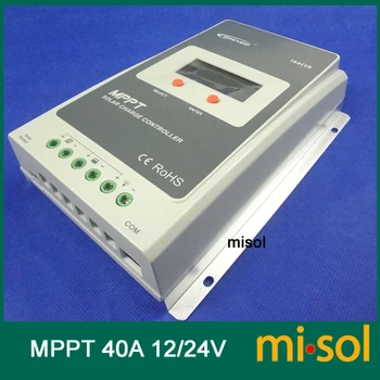 Sledilnik MPPT Solarni regulator 40A z remote meter, 12/24v, Sončna Brezplačno Krmilnik 40A, NOVO