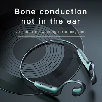 Kostno Prevodnost Bluetooth Brezžične Slušalke Ear-vgrajeni Stereo Šport Nepremočljiva Bluetooth Slušalke LHB99