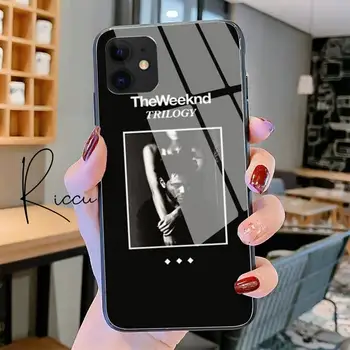 The Weeknd Telefon Primeru Kaljeno Steklo Za iPhone 11 XR Pro XS MAX 8 X 7 6S 6 Plus SE 2020 12 Max Pro Mini ohišje