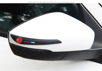 Avtomobilska dodatna oprema rearview mirror proti trčenju gume nalepko vrata zaščito proti trčenju lepilo za Mini cooper jcw clubman