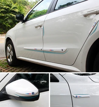 Avtomobilska dodatna oprema rearview mirror proti trčenju gume nalepko vrata zaščito proti trčenju lepilo za Mini cooper jcw clubman