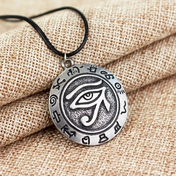 Vintage Oči Horus Ogrlica Oči Amulet Stari Egipčanski Religiji Simbol Obesek za Ženske, Moške Ogrlice čar Choker Nakit