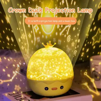 Krono Raca Projektor Anime Zvezda, Luna Ponoči Svetlo Nebo Obračanje Obratuje Nočna Lučka Za Otroke, Otroci Spalnica Božično Darilo