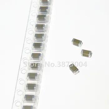 100 kozarcev 1206 100nF za 0,1 uF NPO 50V 5% Debel Film Čip Večplastnih Keramičnih Kondenzatorjev