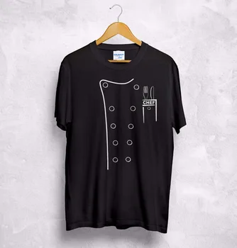 Vroče 2019 Majica Cool O-Vrat Vrhovi Top Kuhar Kuhinja Hrane, Kuhanje Top Darilo Gordon Ramsay Jamie Oliver T-Shirt Majica