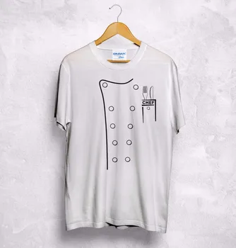 Vroče 2019 Majica Cool O-Vrat Vrhovi Top Kuhar Kuhinja Hrane, Kuhanje Top Darilo Gordon Ramsay Jamie Oliver T-Shirt Majica