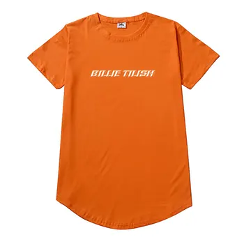 Priložnostne T-shirt Kratek sleeved BILIE EILISH majica s kratkimi rokavi ženske moške natisnjeni O-vratu visoke kakovosti udobno kratek sleeved majica s kratkimi rokavi