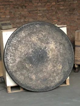 Tradicionalna Kitajska Ročno Zemlji Ton Gonga 75 cm/ Chau Gong