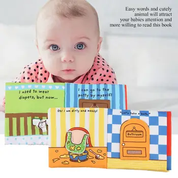 Krpo Knjige Mehka Baby Knjige Šumenje Zvok Baby Tiho Knjige Za Malčke Zgodnjega Učenja Izobraževalne Igrače Za 0 -12 Mesecev Klepetanje