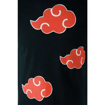 Moda Anime NARUTO Akatsuki T Shirt Tanke Kratek Rokav Bombaž Ljubimec Priložnostne Black T-shirt Cosplay Kostum O-Vratu Cosplay Vrhovi