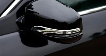 ABS chrome nazaj, pogled od zadaj Rearview Strani Ogledalo Kritje palico trim okvir luči Za Honda Accord Limuzina 9. 2016 2017