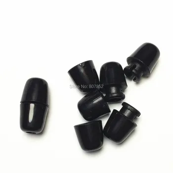 DHL 1000pcs Black DIY Ogrlica je breakaway plastičnih sponk Plastičnih Zaprtje za silikona nakita
