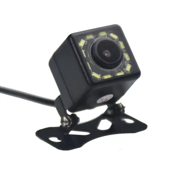 12 LED Luči Night Vision Avto Pogled od Zadaj Kamero Univerzalno Varnostno kopiranje Parkiranje Kamera Nepremočljiva 170 širokokotni HD Barvno Sliko