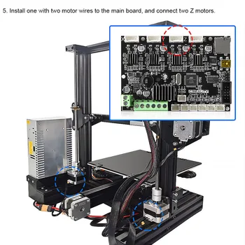 Dvojno Z Osi Vodi Vijak Upgrade Kit za Edaja 3 3 3D Tiskalnik Edaja 3 Nadgradnja 3d Tiskalnik Deli 3D Tiskalnika Zamenjava Nova