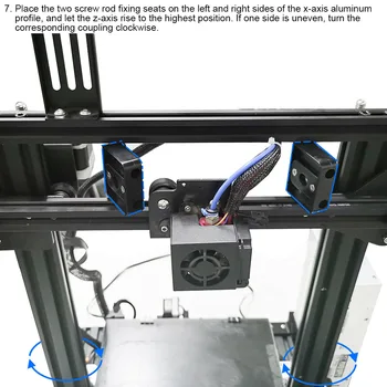 Dvojno Z Osi Vodi Vijak Upgrade Kit za Edaja 3 3 3D Tiskalnik Edaja 3 Nadgradnja 3d Tiskalnik Deli 3D Tiskalnika Zamenjava Nova