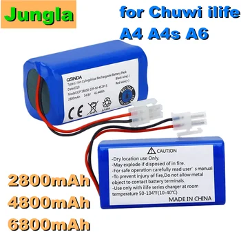2020 Original Visoke kakovosti 14.8 V 2800mAh Chuwi baterija Akumulatorska Baterija za ILIFE ecovacs V7s A6 V7s pro Chuwi iLife baterije