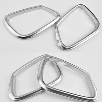 YAQUICKA Primerni Za BMW X1 2016 Avto Rearview Mirror Okvir Trim Styling Nalepke Avto-zajema ABS 2Pcs/set