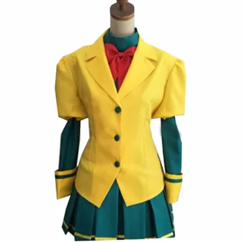 2018 Anime Fairy Tail Wendy Marvell Cosplay Kostum Šolsko Uniformo