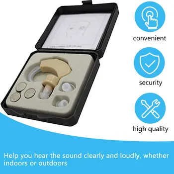 JZ-1088A Udobno Digitalni Slušni Pripomočki Prenosni Ojačevalnik Lahki Sluha Helper Nevidno Ojačevanje Zvoka