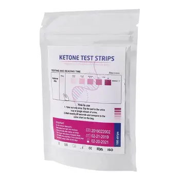 1 Nastavite 100 kozarcev URS-1K Testnih Lističev Ketona Reagenta Testiranje Urina Anti-vc Urina Doma Ketosis Teste, Analize Strokovnih Hitro Utc