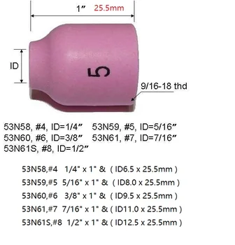 TIG Strn Plina Objektiv 17GL116 1.6 mm 1/16