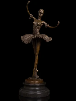 Baker Medenina KITAJSKI obrti zavodom za Azijske Tovarne stroški Zahodni Sodobna Plesalka o Baletni Plesalec Dekle Meg Bronasti kip, Kiparstvo