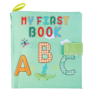 Mehko Baby Krpo Knjiga Zgodaj Izobraževalne Novorojenčka Jaslice Igrače za 0-36 Mesecev Dojenčke #2