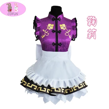 Anime Lovelive!Aqours Takami Chika Cheongsam Prebudijo Vsi Člani Cosplay Kostum Lolita Obleko Qipao Halloween Obleko Za Ženske