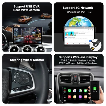 Android 10.0 Avto Radio, Video Predvajalnik Za Toyota Prius LHD RHD za obdobje 2009-2013 Avto GPS Stereo Carplay Navigacija DSP OBD BT IPS Št DVD
