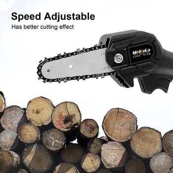 Ročni Električna verižna Žaga Mini Prenosni Obrezovanje Škarje Žago za ponovno Polnjenje Akumulatorski Rezalnik za Veje Drevesa Rezanje Lesa
