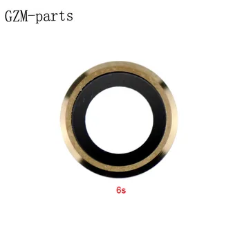 GZM-deli 20pcs/veliko Kamera Zadaj Imetnik s Leča za iPhone 6S 4.7 palčni Nazaj Fotoaparat Stekla Rose/ Zlato/ Siva/ Srebrna