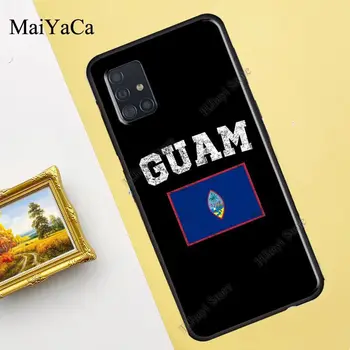 Guam Zastavo Ohišje Za Samsung Galaxy A51 A71 A21S A20e A31 A50 A70 M21 M31 S9 S10 S20 Plus Opomba 20 Ultra