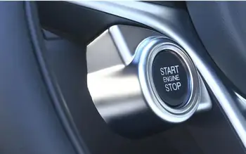 Za Alfa Romeo Giulia Stelvio 2017 ABS Mat Chrome Notranje zadeve Zagon Motorja Stop Kritje Trim Avto Dodatki
