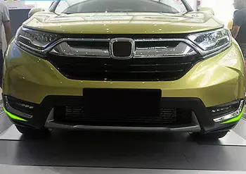 ABS Chrome Sprednje Luči za Meglo Veke Kritje Trim 2pcs Za Honda CR-V CRV 2017-2019