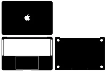 Laptop Ogljikovih vlaken Vinil Kože Nalepke Cover Za Apple Macbook PRO 13 DOTIK BAR A1706 A1708 A1989 A2159