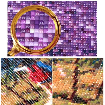 Zhui Star celoten Kvadratni sveder Diamantni slikarstvo Navzkrižno šiv Čudna ptica Diamond vezenje Mozaični okras