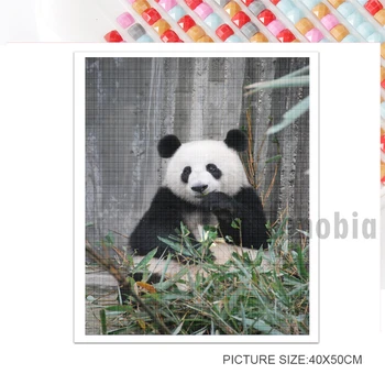 Celotno Vaja Kvadrat&krog Diamond Slikarstvo DIY Panda Opica Elk Diamond Vezeni Navzkrižno Šiv Nosorogovo Mozaik Slikarstvo