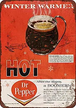 1966 Vroče Dr. Poprom in Rum Kovinski Tin Prijavite Dekor Bar Pub Doma Retro Plakat Kavarna Art 12x8 Cm