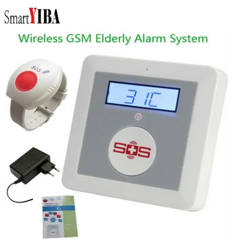 SmartYIBA APP Daljinski upravljalnik Brezžični GSM SMS Alarmni Sistem Sili SOS Zapestje Panike Gumb SMS Alarm zdravstvene Nege Starejših Plošča
