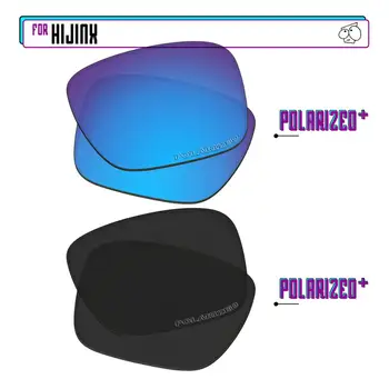 EZReplace Polarizirana Zamenjava Leč za - Oakley, Hijinx sončna Očala - BlackPPlus-BluePPlus