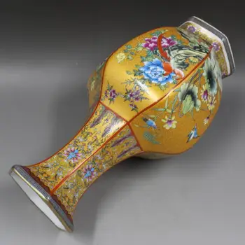 Jingdezhen keramike, emajla parcelo, porcelana starinsko vazo cvet urejanju dnevna soba Kitajski gospodinjski dekoracijo TV omarice