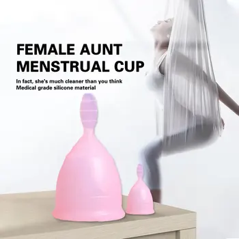 Ženska Moda in ženske Ženski Higienski Izdelek za enkratno uporabo Medicinskega Silikona Mehko Menstruacije Pokal Zdravstvenega Varstva Lepota