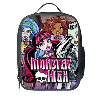 Izolirana Monster High Kosilo Vrečko Za Otroke Baby Tote Piknik Kosilo Sendvič Paket Je Priročen Prenosni