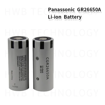 10pcs Novo Original Panasonic 26650 CGR26650A 3,7 V 2650mAh Li-ionska Baterija za Polnjenje Brezplačna Dostava