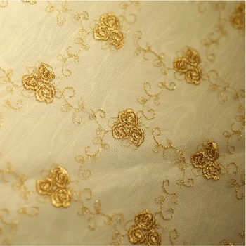Vezon Evropi Slog Občutljivo Čipke Prti Elegantno Zlato Polno Čipke Namizni prt Zajema Doma Brisačo Tekstil
