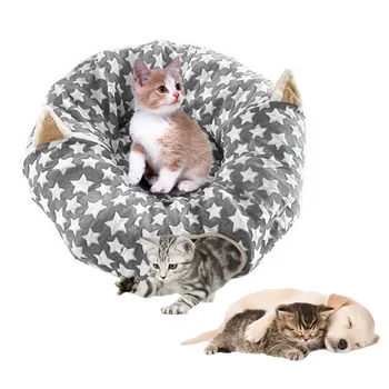 Zložljivi deformacije mačka predor mačka kanal mačka mat mačka gnezdo vroče prodajo visoko kakovostnih mačka udobno igranje cev jjeza postelja mačka T7