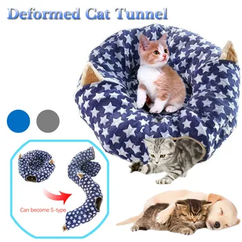 Zložljivi deformacije mačka predor mačka kanal mačka mat mačka gnezdo vroče prodajo visoko kakovostnih mačka udobno igranje cev jjeza postelja mačka T7